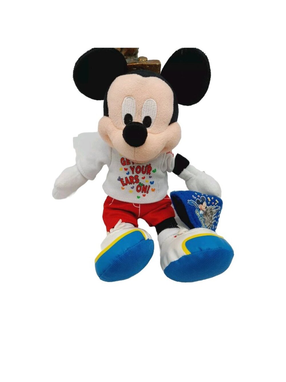 Disney Parks "Get Your Ears On" Disney World Mickey Mouse 10" Plush Toy